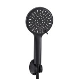 Cumpara ieftin Duș de m&acirc;nă Lili cu 5 funcții și suport pentru furtun negru