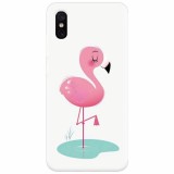 Husa silicon pentru Xiaomi Mi 8 Pro, Flamingo Pink