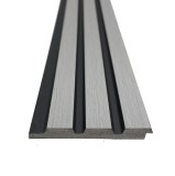 Riflaj decorativ tip panou, polistiren extrudat, Power Ray AM1315, gri, 2700 x 120 x 12 mm