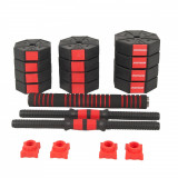 Set Haltera si Gantere ciment Sportmann SHG06 20 kg FitLine Training