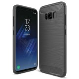 Husa SAMSUNG Galaxy S8 Plus - Luxury Carbon TSS, Gri