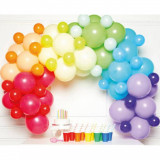 Ghirlanda set 78 baloane curcubeu StarHome GiftGalaxy, Hessa