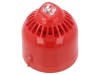 KLAXON SIGNALS Sirenă Luminoasă Acustică Sonos Pulse LED Flash Roșie 17-60VDC IP21 97dB &Oslash;100x100mm