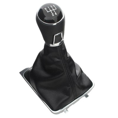Set nuca si manson schimbator viteze Modecar pentru VW Passat CC 2007-2016, Negru foto