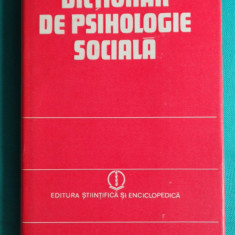 Ana Bogdan Tucicov – Dictionar de psihologie sociala