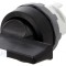 Comutator Rotativ 22mm Negru fără IP66 2 Poziții