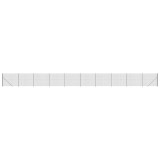Cumpara ieftin Gard plasa de sarma cu bordura, antracit, 1,6x25 m