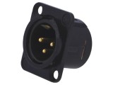Soclu XLR Tată 3 Pin pentru Panou