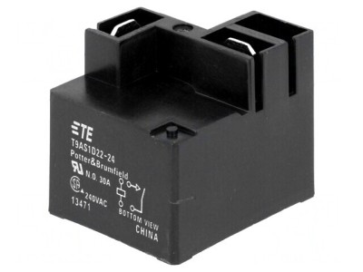 Releu electromagnetic SPST-NO 24VDC 30A T9A foto