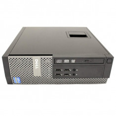 Calculator Dell Optiplex 9020 Desktop SFF, Intel Core i7 Gen 4 4770 3.4 GHz, 4 GB DDR3, 128 GB SSD NOU, DVDRW, Windows 10 Pro, 6 luni Garantie foto