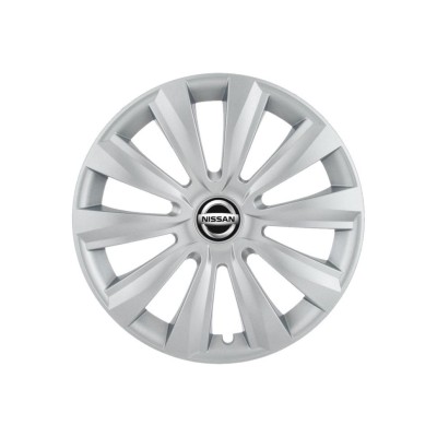 Set 4 capace roti 14 inchi (R14) Delta Gri, Compatibile Cu Nissan foto