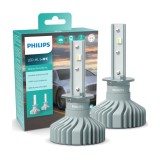 Set 2 LED-uri H1 PHILIPS Ultinon Pro5100 HL - +160% Lumina, 5800K, 12V 24V