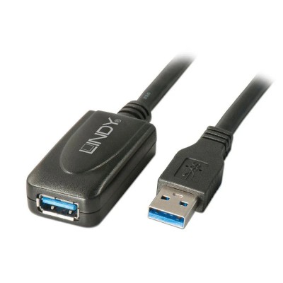 Cablu Lindy LY-43155, USB 3.0 Extension, 5m, negru foto