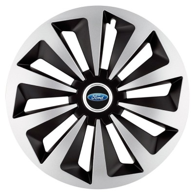 Set 4 capace roti Fox Gri-Negru R17 pentru gama auto Ford foto