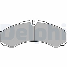 DELPHI LP1616 set placute frana,frana disc