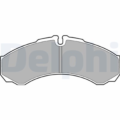 DELPHI LP1616 set placute frana,frana disc foto