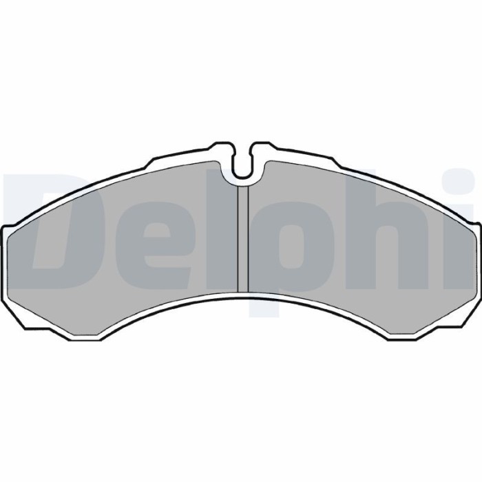 DELPHI LP1616 set placute frana,frana disc
