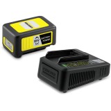 Starter Kit Battery Power 36/25, acumulator de 36 V, 2.5 Ah, incarcator fast charger, compatibil cu toate produsele Karcher din platforma 36 V