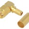 Conector SMA tată unghi 90&deg; 50&Omega; pentru cablu RG142/RG223/RG400
