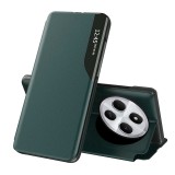 Husa Xiaomi Redmi 14C Eco Leather View flip tip carte, verde, Techsuit