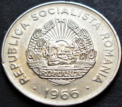 Moneda 25 BANI - RS ROMANIA, anul 1966 *cod 124 C - circulata foto