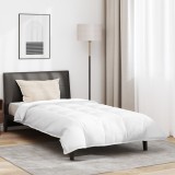 vidaXL Pilotă cu pernă 2 pcs Alb 140 x 220 cm Jos