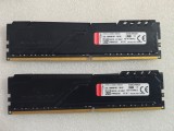 Kit Memorie RAM Kingston HyperX Fury Black 8GB (2x4GB) DDR4 2666MHz CL16 DIMM Dual Channel [HX426C16FB3K2/8]