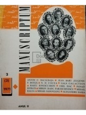 D. Panaitescu Perpessicius - Manuscriptum 2/1971, (3) anul II (Editia: 1971) foto