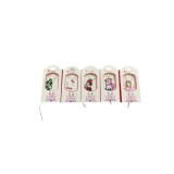 Set Martisoare Traditionale cu Pandant Cauciucat, Personaje Animate, Multicolor, 5 buc