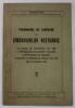 PROGRAMUL DE LAMINARE AL DIEMNSIUNILOR RESTRANSE , 1943