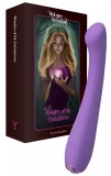 Vibrator MerryWand FairyGasm, 9 Moduri Vibratii, Silicon, USB, IPX7, Mov, 17.5 cm