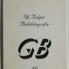 Saluc Horvat - Gh. Bulgar, Biobibliografie, 1996 (cu dedicatie si autograf)