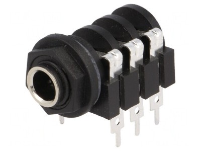Soclu Jack 6,3mm Stereo cu &amp;Icirc;ntrerupător Dublu foto