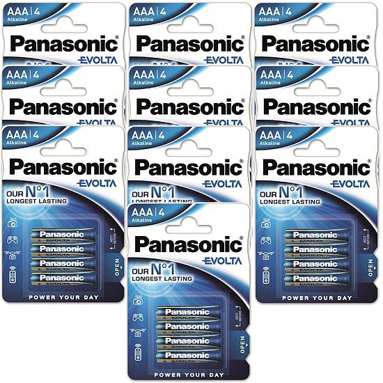Baterii Ultra Alkaline AAA / LR03 - 40 buc / set - Panasonic Evolta