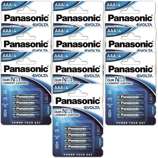 Baterii Ultra Alkaline AAA / LR03 - 40 buc / set - Panasonic Evolta