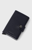 Secrid Portofel de piele femei, culoarea bleumarin MVG.NAVY.SILVER-Navy.Silve
