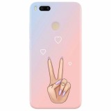 Husa silicon pentru Xiaomi Mi A1, Victory Love