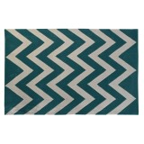 Cumpara ieftin Covor DKD Home Decor Poliester Zig-Zag Bicolor 120 x 180 x 2 cm