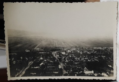 Fotografie, Rasnovul vazut de pe cetate, 1932 foto