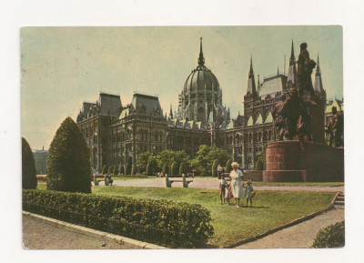 FA15 - Carte Postala- UNGARIA - Budapesta, Parlamentul, circulata 1963 foto
