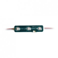 Modul 3 LED-uri SMD5050 verde IP67 V-TAC