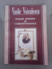 Poezii inedite si corespondenta - VASILE VOICULESCU foto