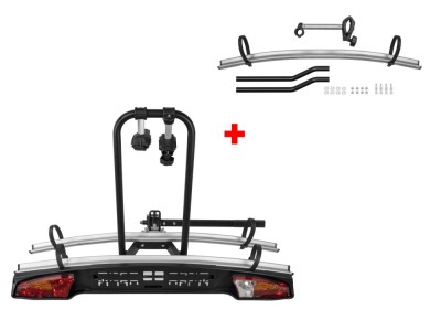 Suport biciclete Menabo Merak Rapid Plus pentru 3 biciclete cu prindere pe carligul de remorcare foto