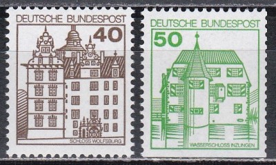 Germania 1980 - Palate și Castele, MNH foto