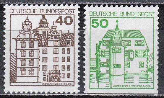 Germania 1980 - Palate și Castele, MNH