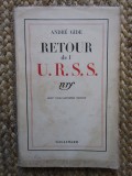 RETOUR DE L&#039; U.R.S.S. par ANDRE GIDE , 1936