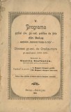1651SPN V Programa șc&oacute;lei civ gr-cat publice de fete din Beiuș ... 1900/1901 Beiuș anuar