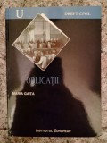 Obligatii - Maria Gaita, Institutul European, Drept, Romana, 1999