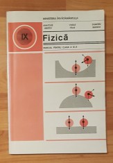 Fizica. Manual pentru clasa a IX-a de Anatolie Hristev 1997 foto