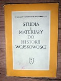 Studia i materialy do historii wojskowosci